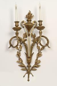 19th Century Brass Wall Light