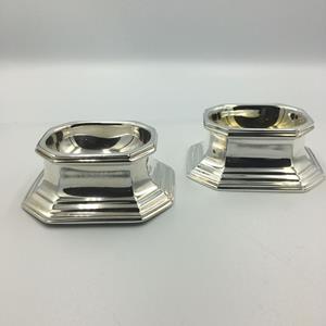 20th Century Silver Trencher Salts