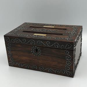 19th century rosewood letterbox