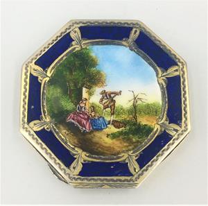 French Enamel Compact