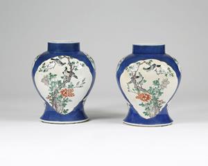 19th Chinese porcelain lamps