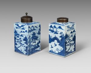 Chinese tea canisters