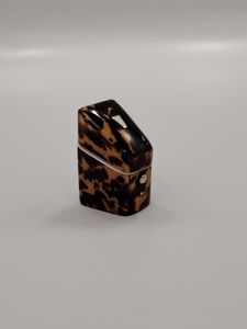 19th century miniature tortoiseshell box