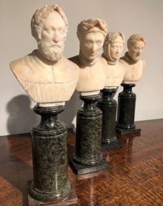 19th Century Four Grand Tour Busts
