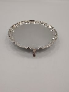 20th century silver salver