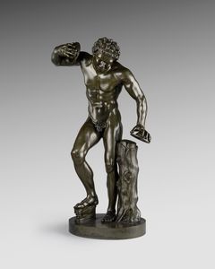 19th century Grand Tour bronze of the dancing faun