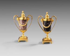 Matthew Boulton Blue John cassolettes