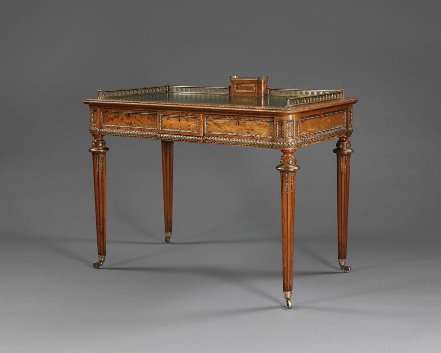 Victorian Writing desk with gilt metal decoration
