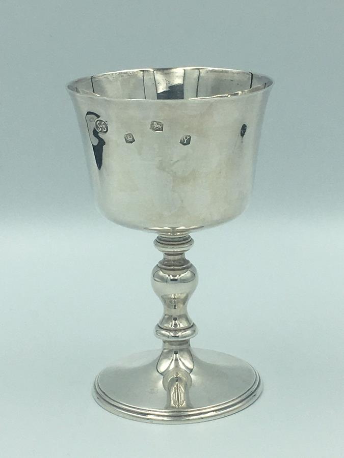 Sheffield Solid Silver Goblet