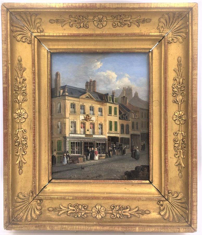 19th Century Street Scene in Boulogne