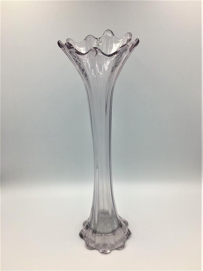 20th century Glass Lily Vase