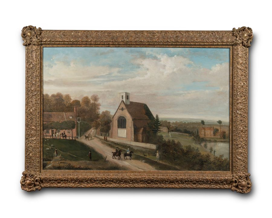 Early 19th century painting of Groombridge, Kent.