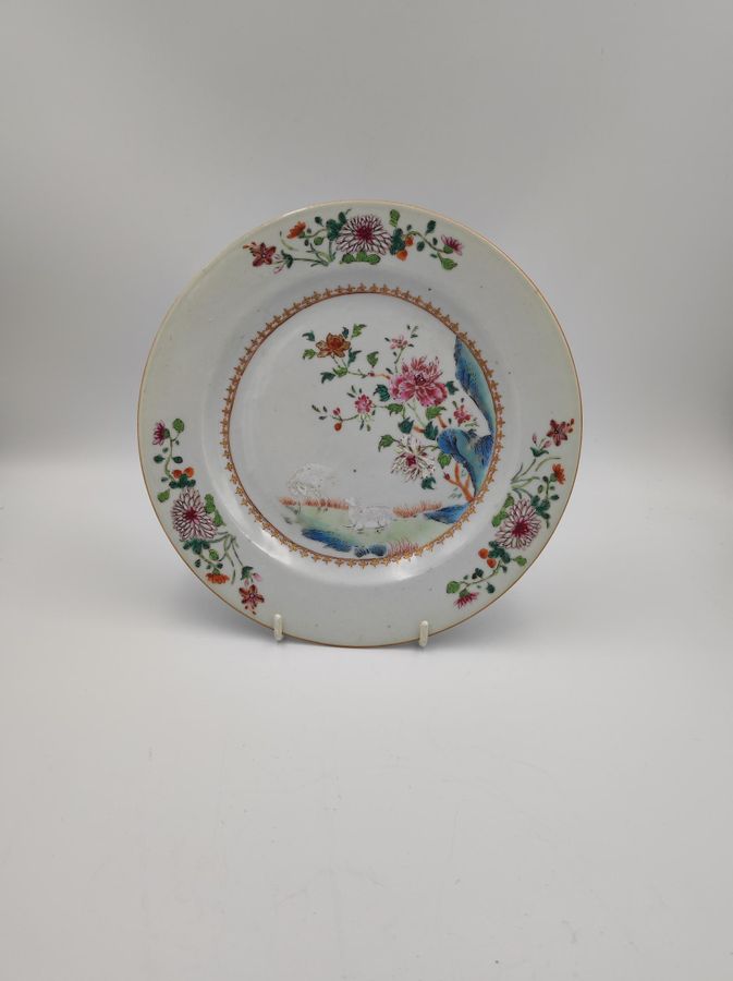 18th century Famille Rose plate