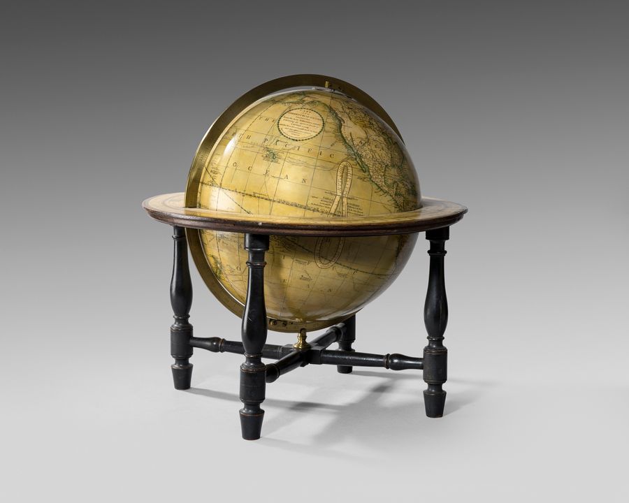 19th century table globe by John Cary