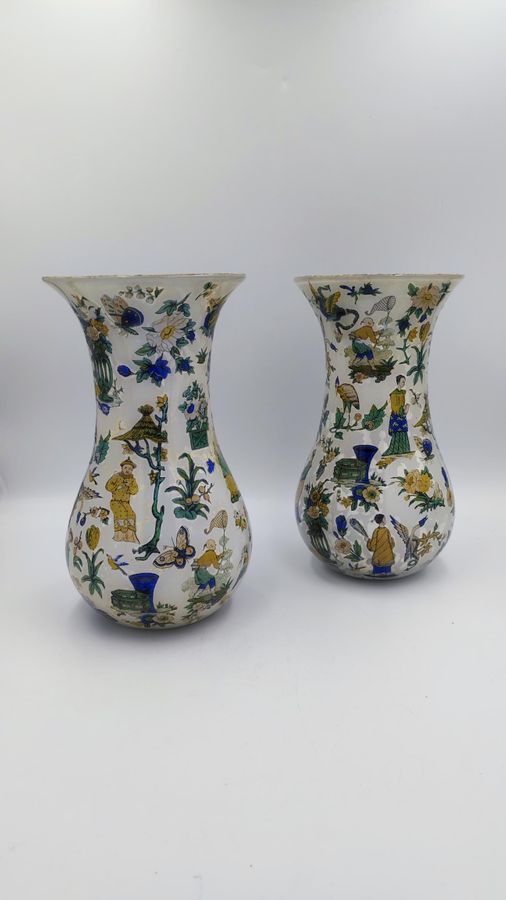 19th century French glass vases
