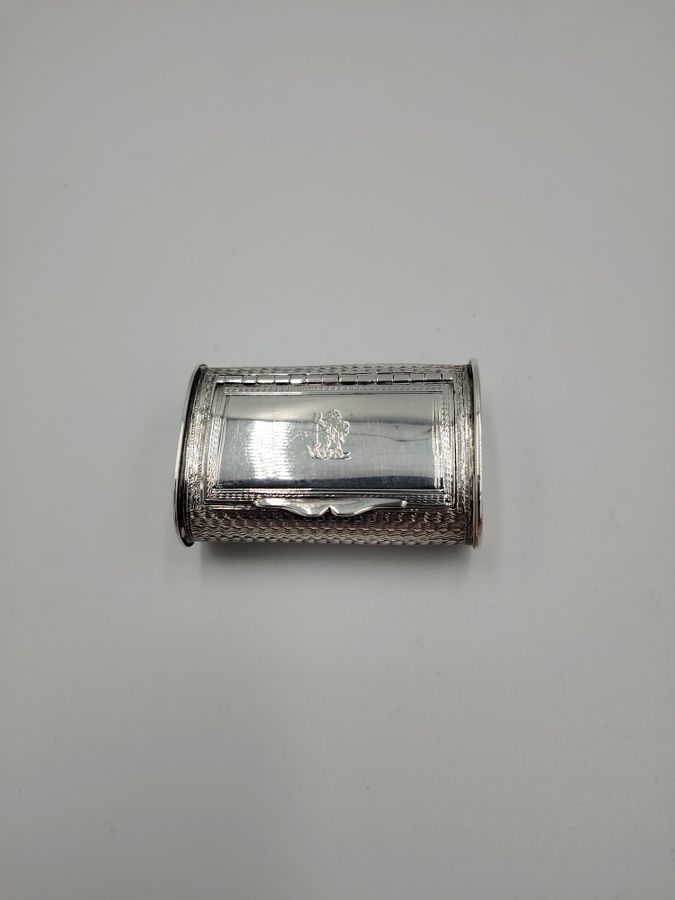 19th century engine turned snuff box