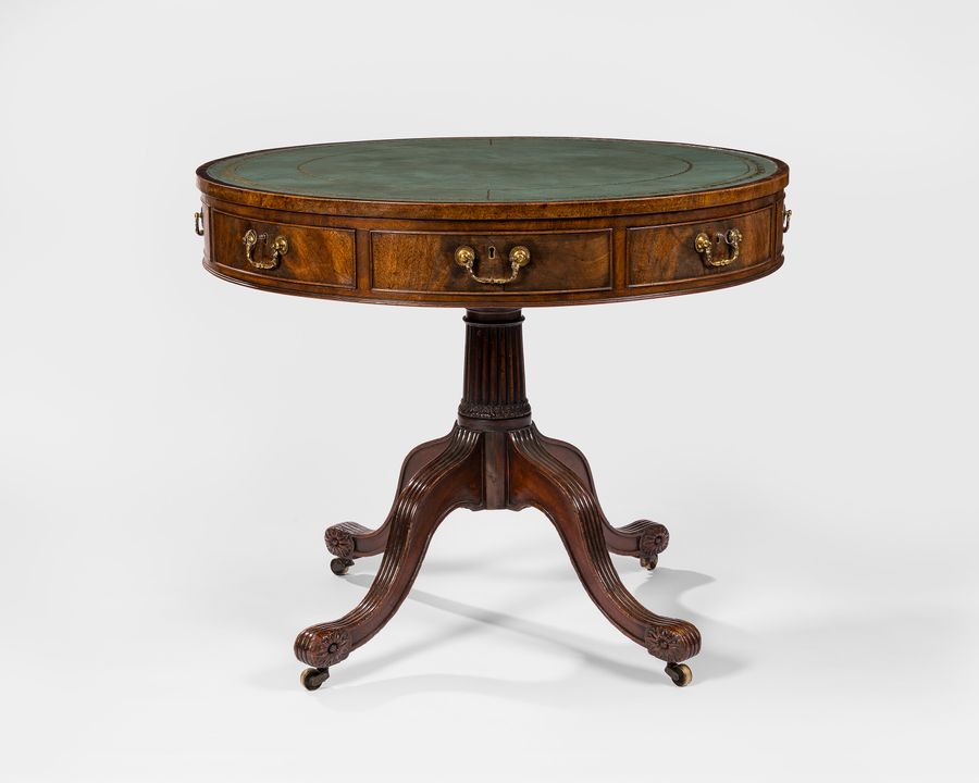  18th century mahogany drum Table