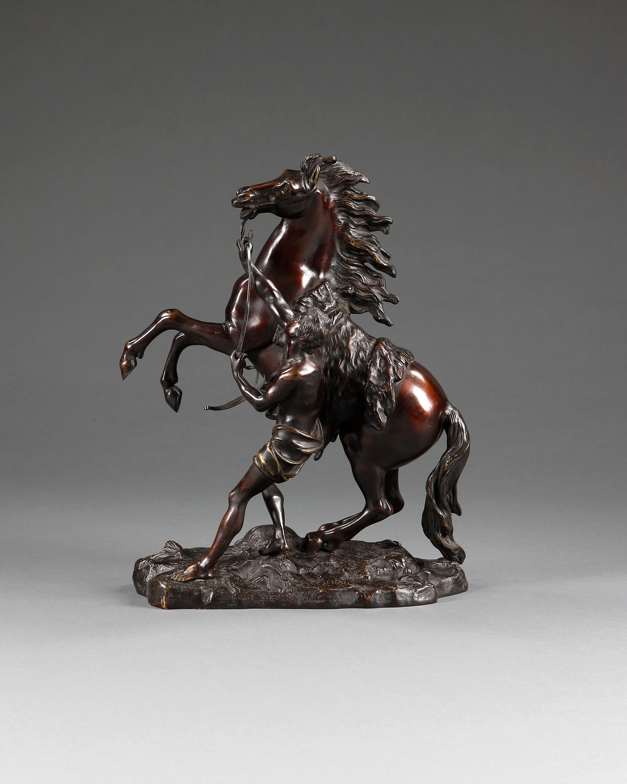 19th century Bronze Marly horses - Lennox Cato Antiques