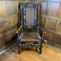 17th Century Carolean Walnut Armchair