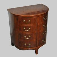 Gillows Bow fronted side cabinet