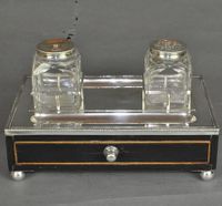 Old Sheffield Plate Ink Stand