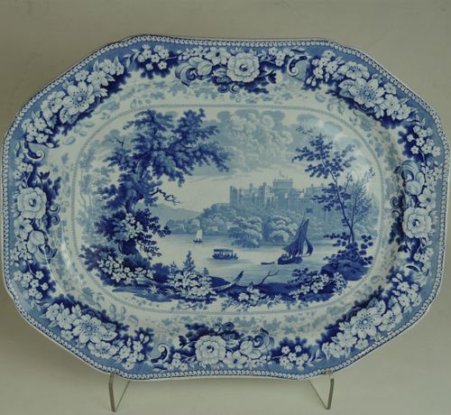Large 19th century Staffordshire Meat Platter