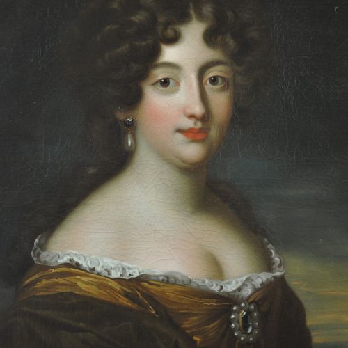 Oil on canvas portrait of Hortense Mancini