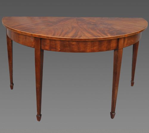Pair of George III Segmented Top Console Tables