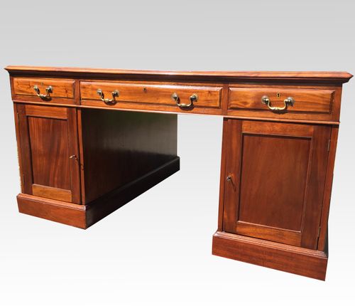 late 19th century mahogany Partners Desk