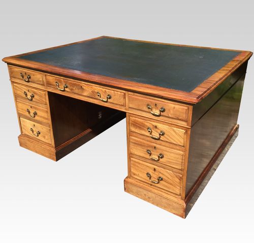 late 19th century mahogany Partners Desk