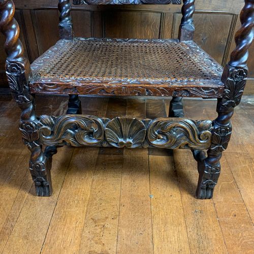 17th Century Carolean Walnut Armchair