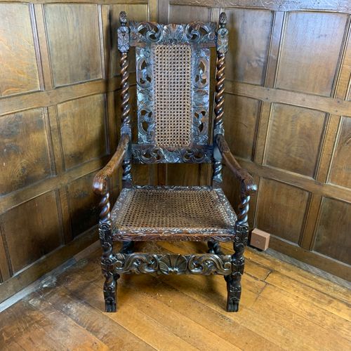 17th Century Carolean Walnut Armchair