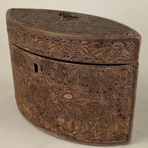 Fine rolled paper tea caddy