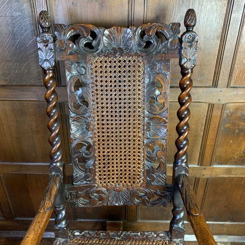 17th Century Carolean Walnut Armchair