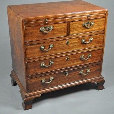 Mid 18th century mahogany gentlemen's chest of drawers