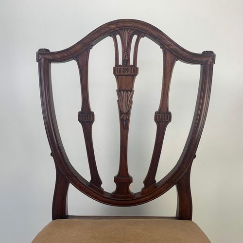 A set of four 18th century Gillows mahogany dining chairs