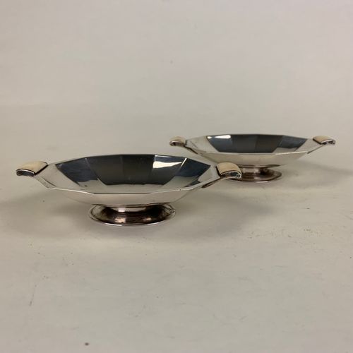 Pair of silver Bonbon Dishes by Walker & Hall