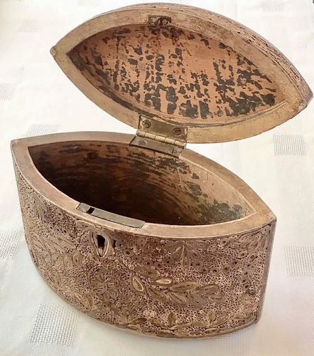 Fine rolled paper tea caddy