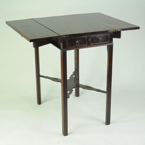Fine 18th century mahogany folding Patience Table