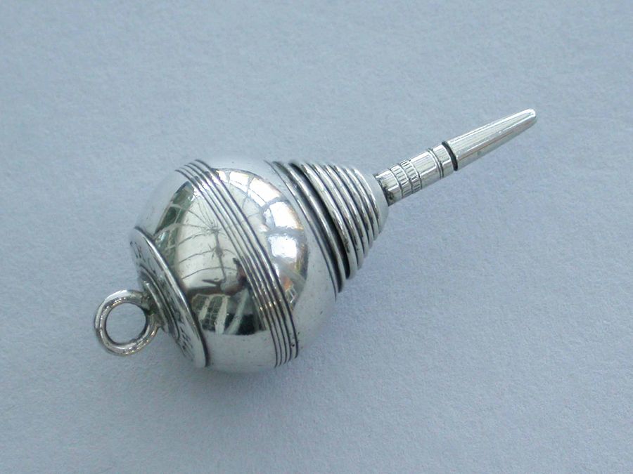 Silver spinning top online