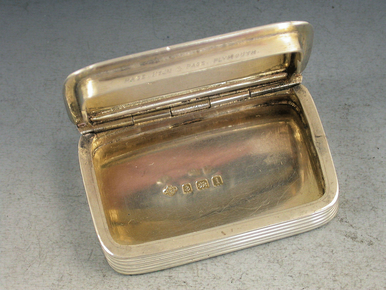 Edwardian Pill Box With Profound Inscription by Horace Woodward ...