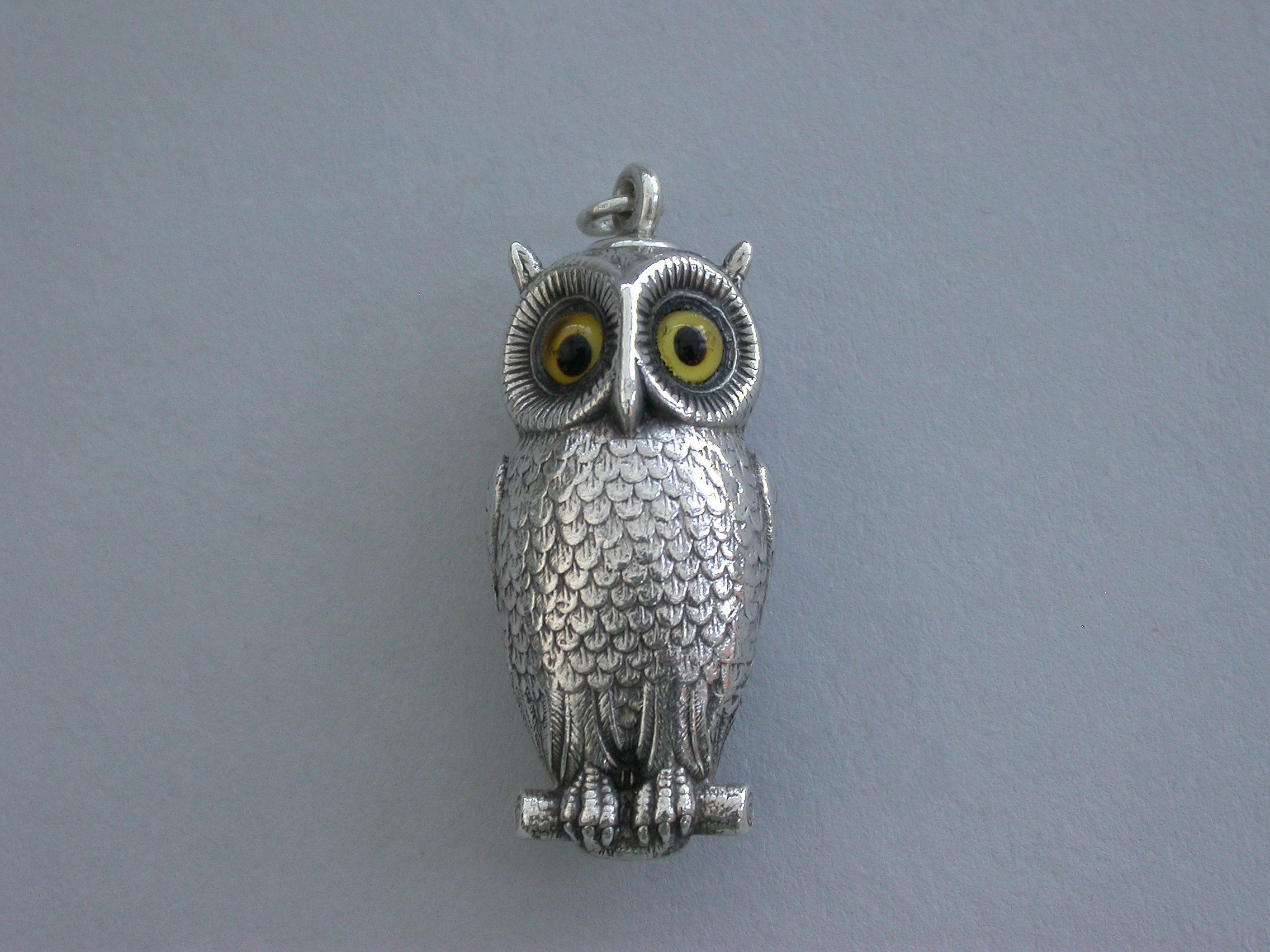 Victorian Antique Novelty Silver Owl Propelling Pencil by Sampson ...