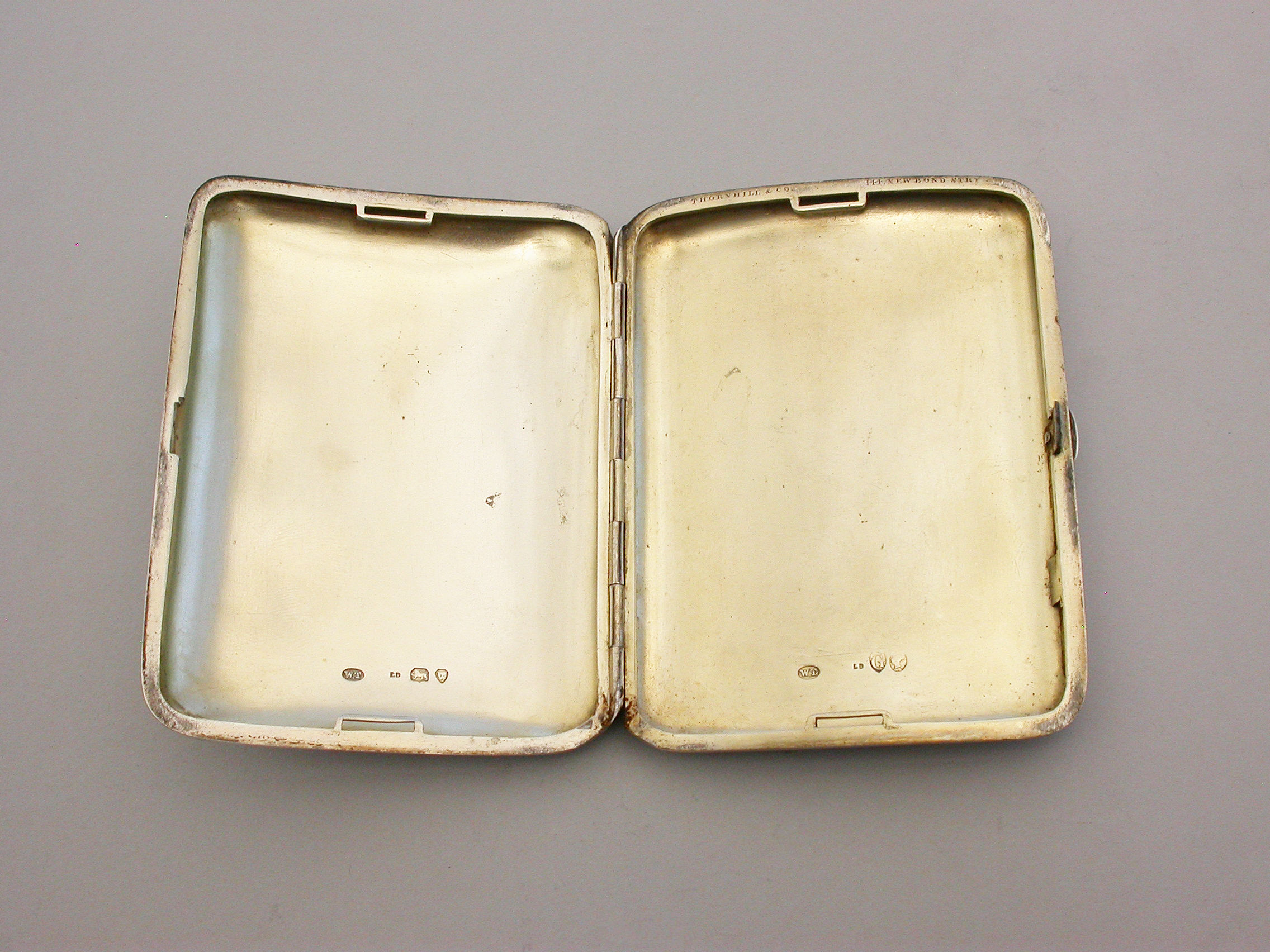 Victorian Novelty Silver & Enamel Envelope Cigarette Case by Walter ...