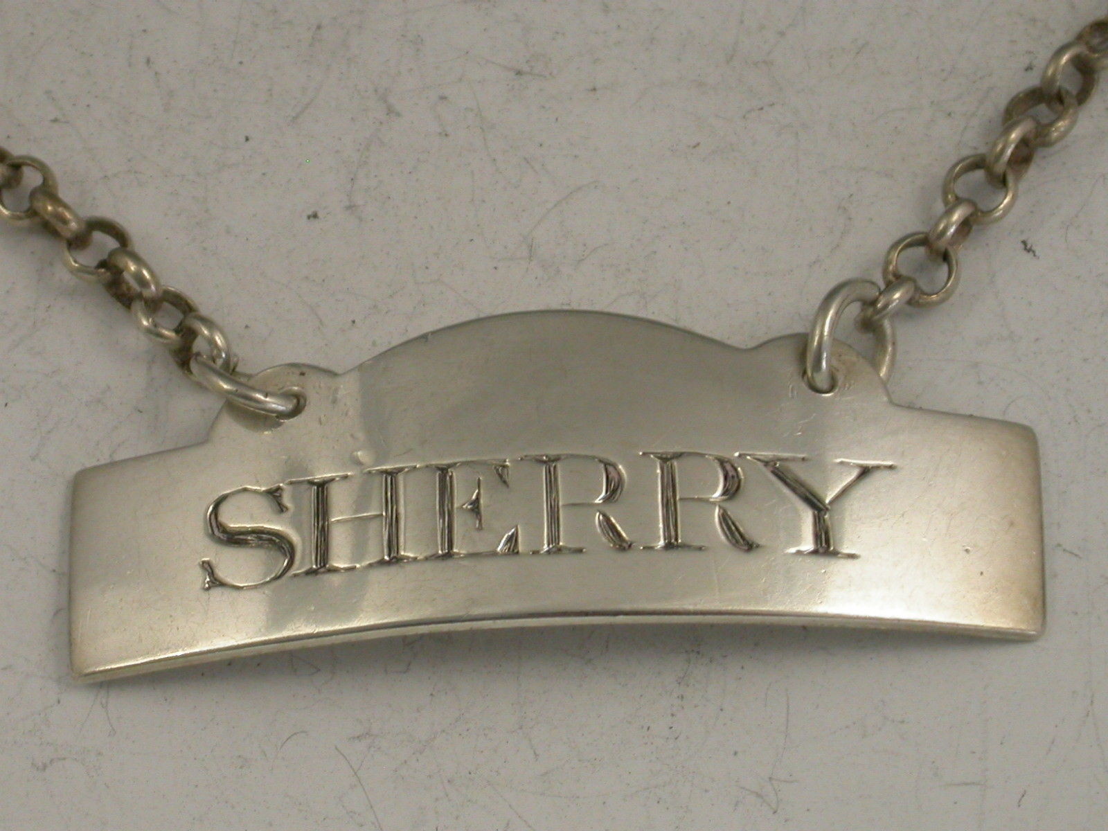 George III Antique Silver Wine Label 'Sherry' by Phipps & Robinson ...