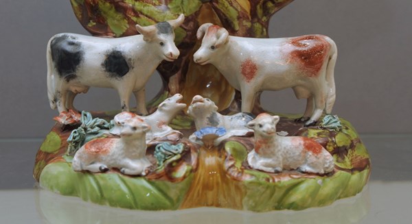 Staffordshire Spill Vase Group 