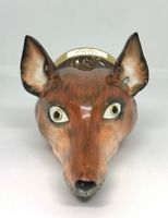 Staffordshire Fox Head Stirrup Cup