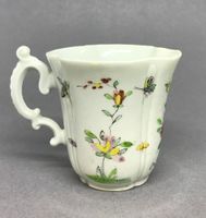 Early Worcester Quatrefoil Lobed Coffee Cup