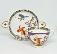 Meissen Pouring Cup and Saucer