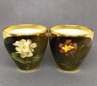 Pair of Paris Dagoty Porcelain Cups