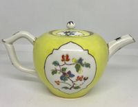Meissen Yellow Ground Teapot and Cover